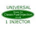 Classic Fuel Injection - Universal Complete Kit with 1 Injector - Select Options