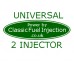 Classic Fuel Injection - Universal Complete Kit with 2 Injector - Select Options