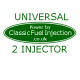 Classic Fuel Injection - Universal Complete Kit with 2 Injector - Select Options