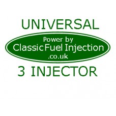 Classic Fuel Injection - Universal Complete Kit with 3 Injector - Select Options