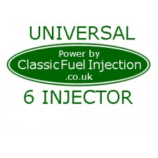 Classic Fuel Injection - Universal Complete Kit with 6 Injector - Select Options