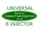 Classic Fuel Injection - Universal Complete Kit with 8 Injector - Select Options