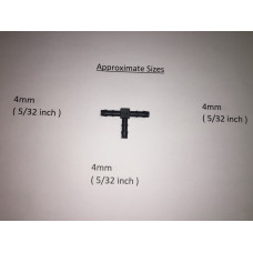 Hosetail TEE Nylon 6mm-6mm-6mm